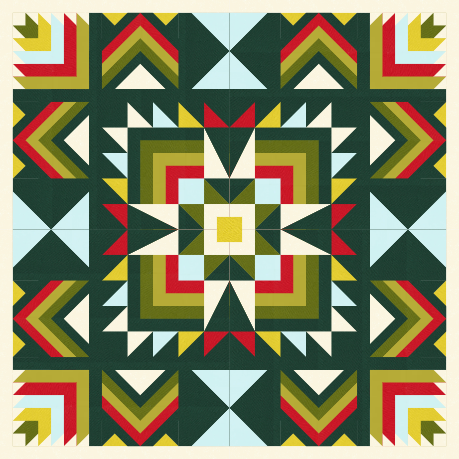 Joplin Quilt Kit - Holiday Cheer Solids