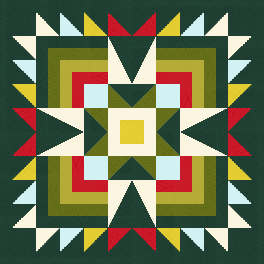 Joplin Quilt Kit - Holiday Cheer Solids