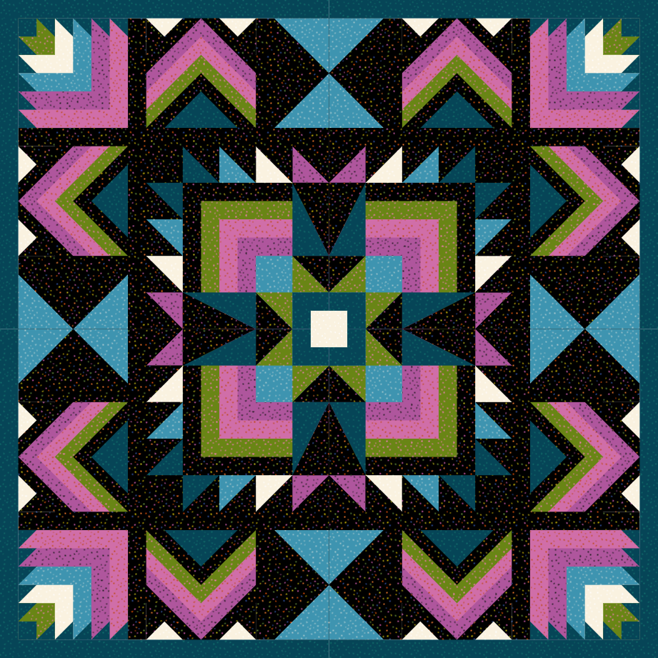 Joplin Quilt Kit - 2025 Starry Dark and Moody