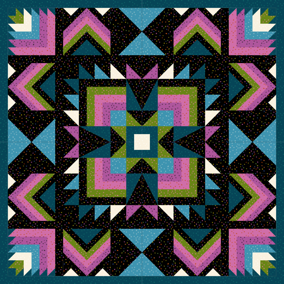 Joplin Quilt Kit - 2025 Starry Dark and Moody