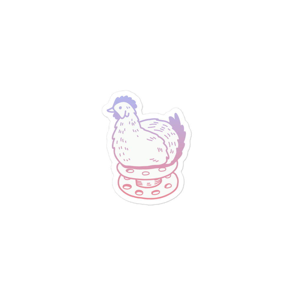 Bobbin-Chicken Sticker
