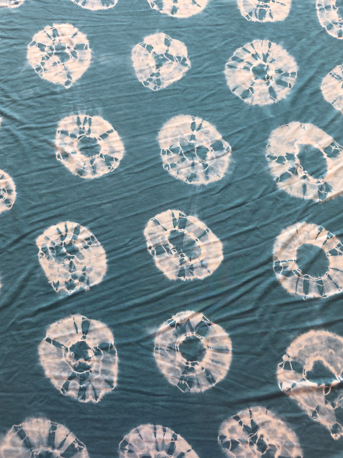 ReStash: 1yd Shibori Dyed Stretch Cotton