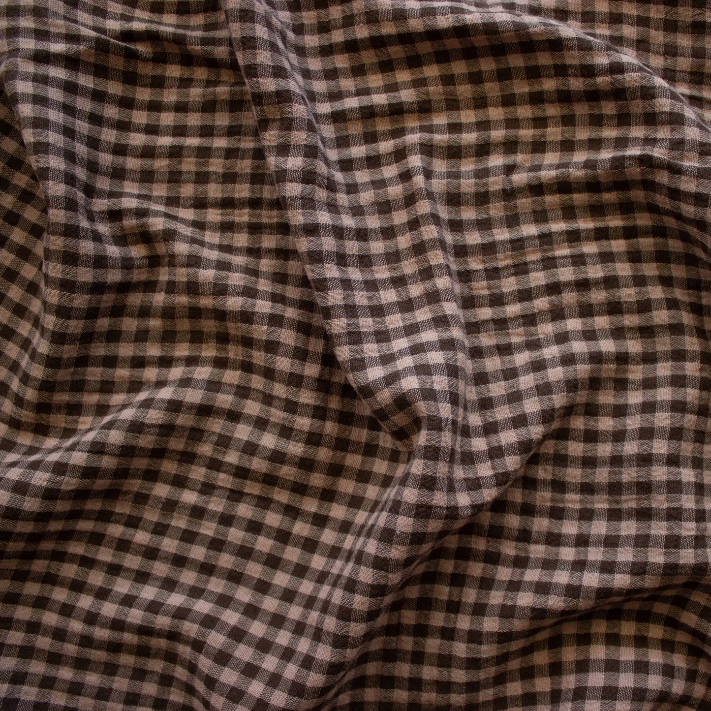 Lennon Double Gauze - Fawn/Espresso