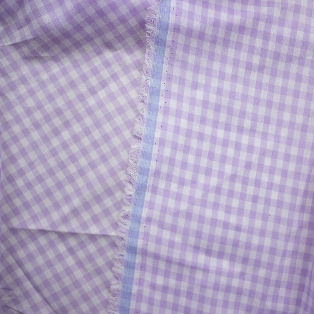 
                      
                        Deadstock Cotton Gingham - Lilac
                      
                    