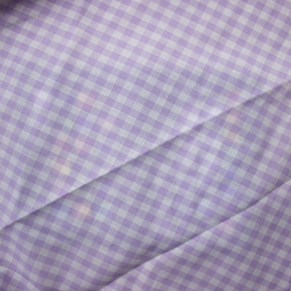 Deadstock Cotton Gingham - Lilac