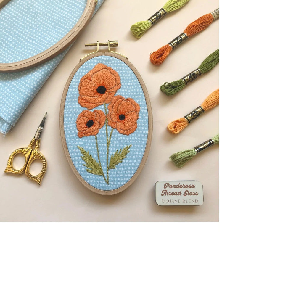 Poppies Hand Embroidery Kit