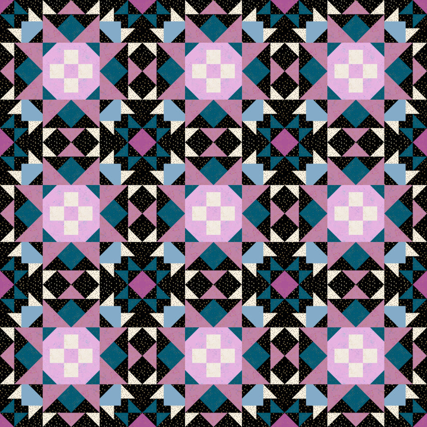 Flint Hills Quilt Kit - Cosmic Witch