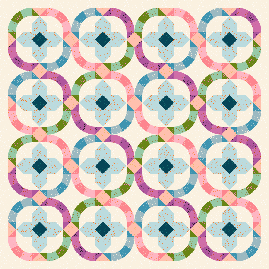 
                      
                        Moonbeam Quilt Kit -  Starry 2025 Light Background
                      
                    