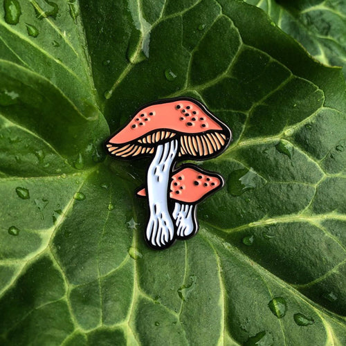 Mushroom Enamel Pin