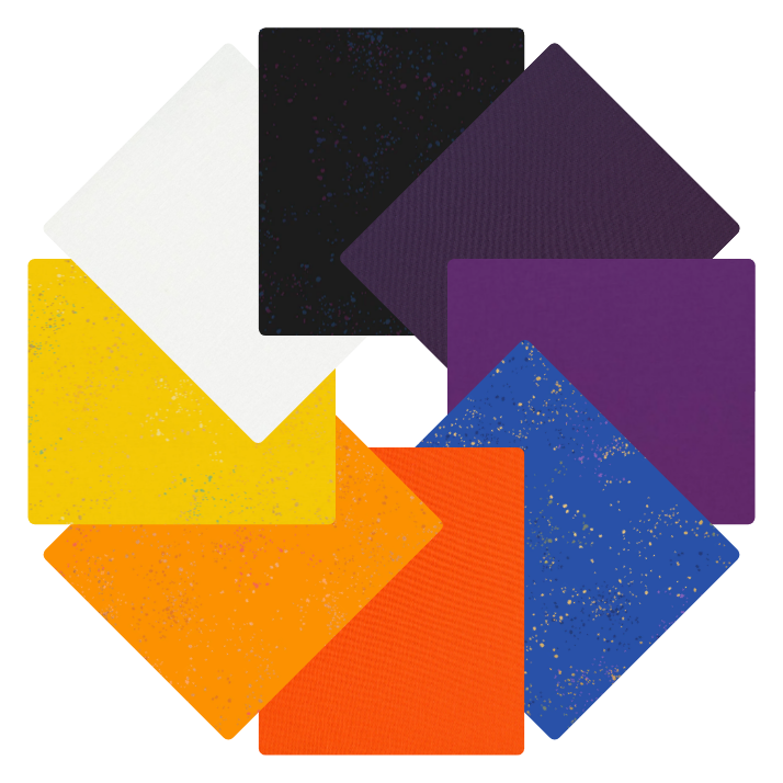 digital mock up of nightmare before christmas fat quarter bundle