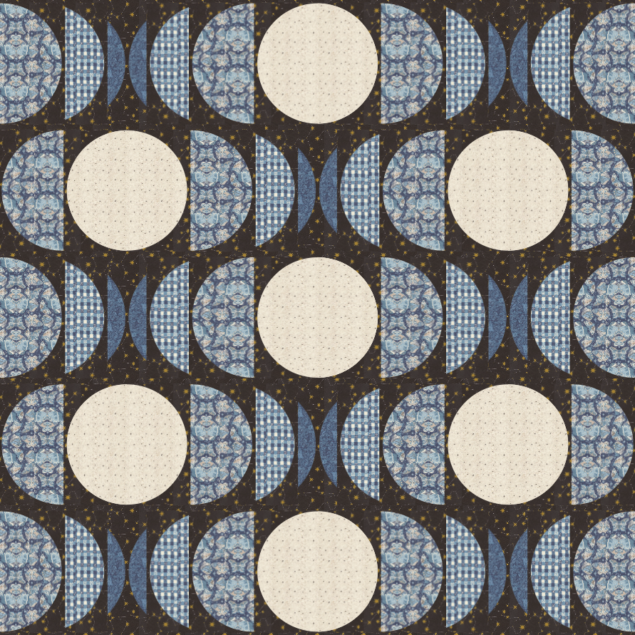 Clava Quilt Kit - Night Owl Blues