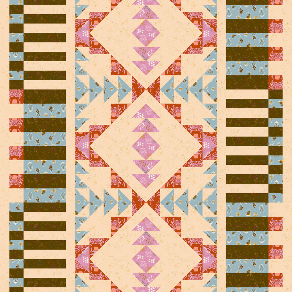 Open Road Quilt Kit - Calathea