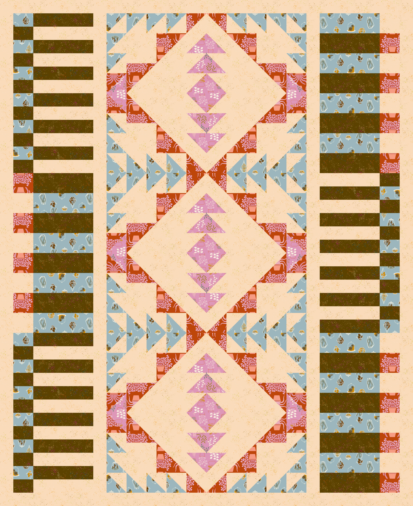 Open Road Quilt Kit - Calathea