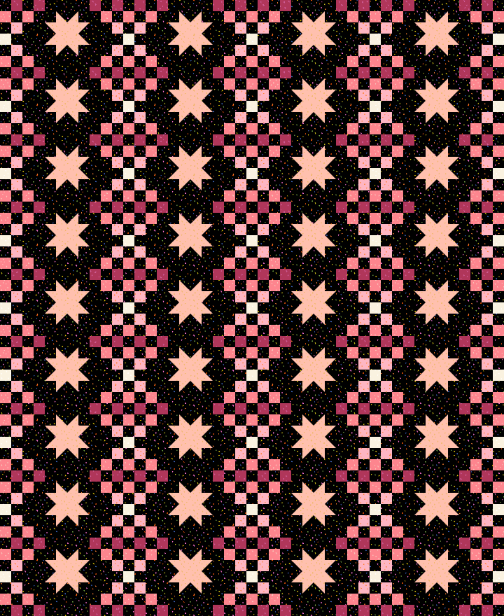 
                      
                        Orchard Stars Quilt Kit - Starry 2025 Peachy Pinks
                      
                    