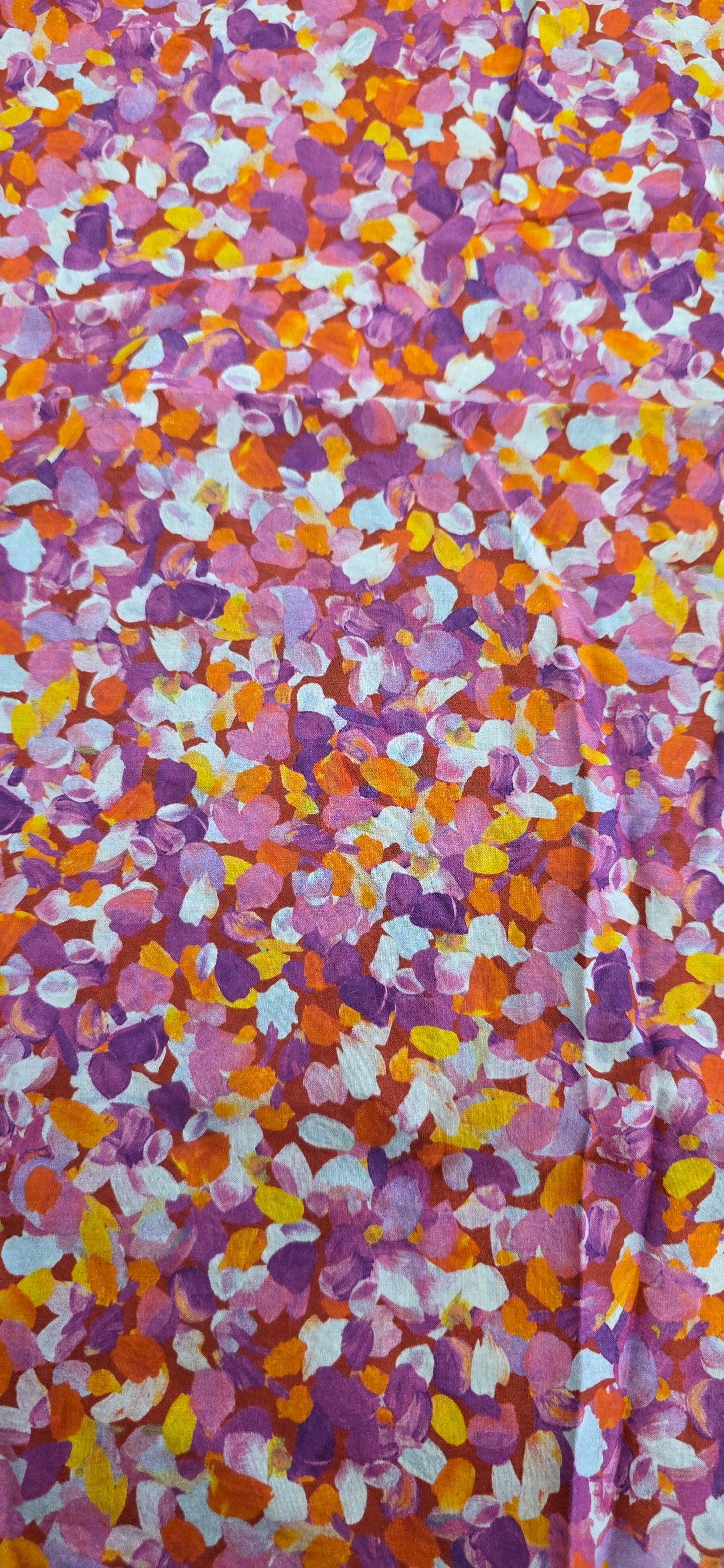 ReStash: 4yd Painterly Petals Cotton Lawn