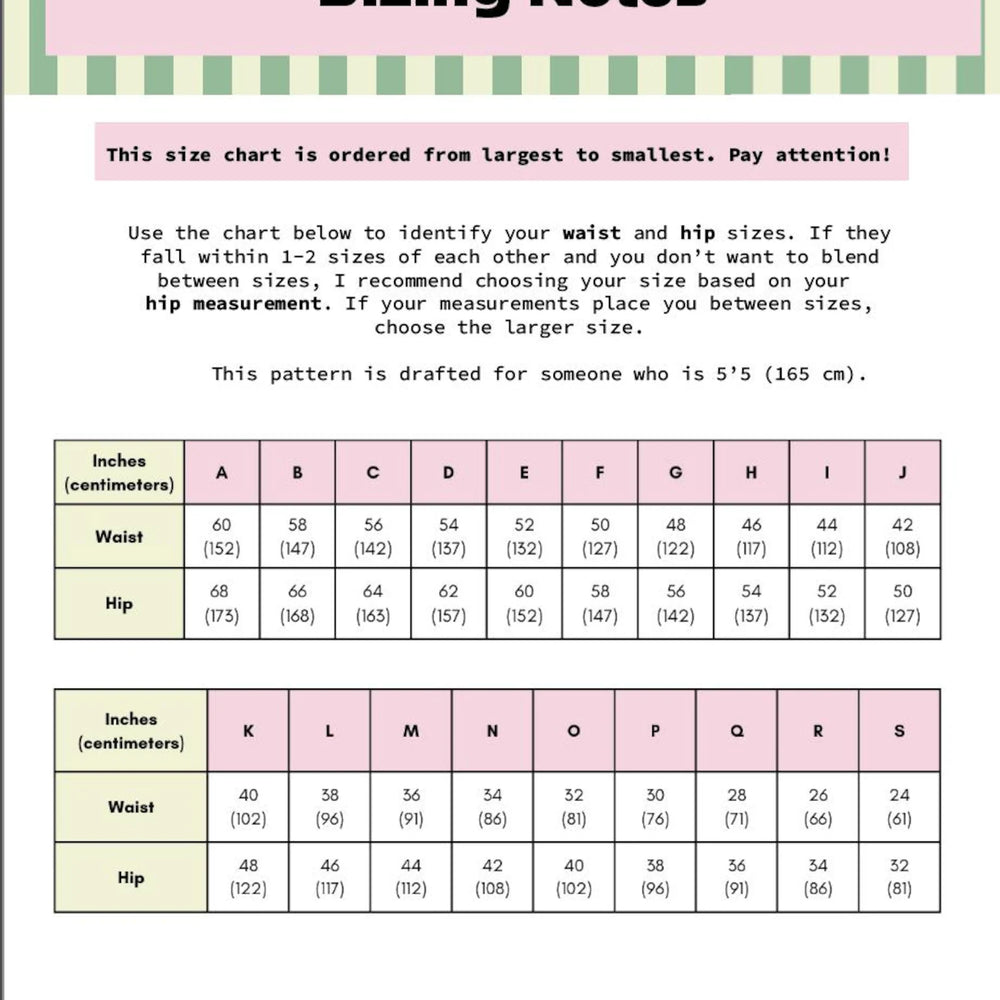 
                      
                        The stock Pant size measurements 
                      
                    
