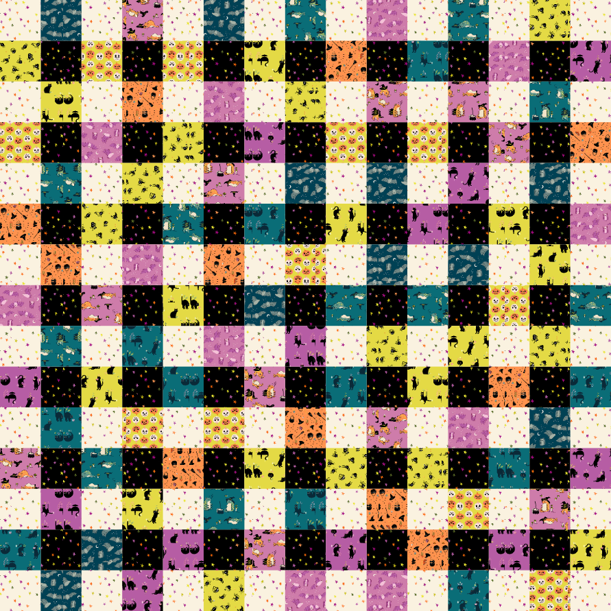 Perfect Picnic Quilt Kit - Freaky Familiars