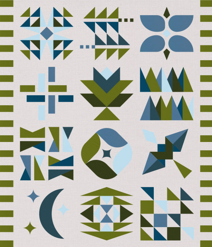 Hand and Soul BOM Quilt Kit - PNW