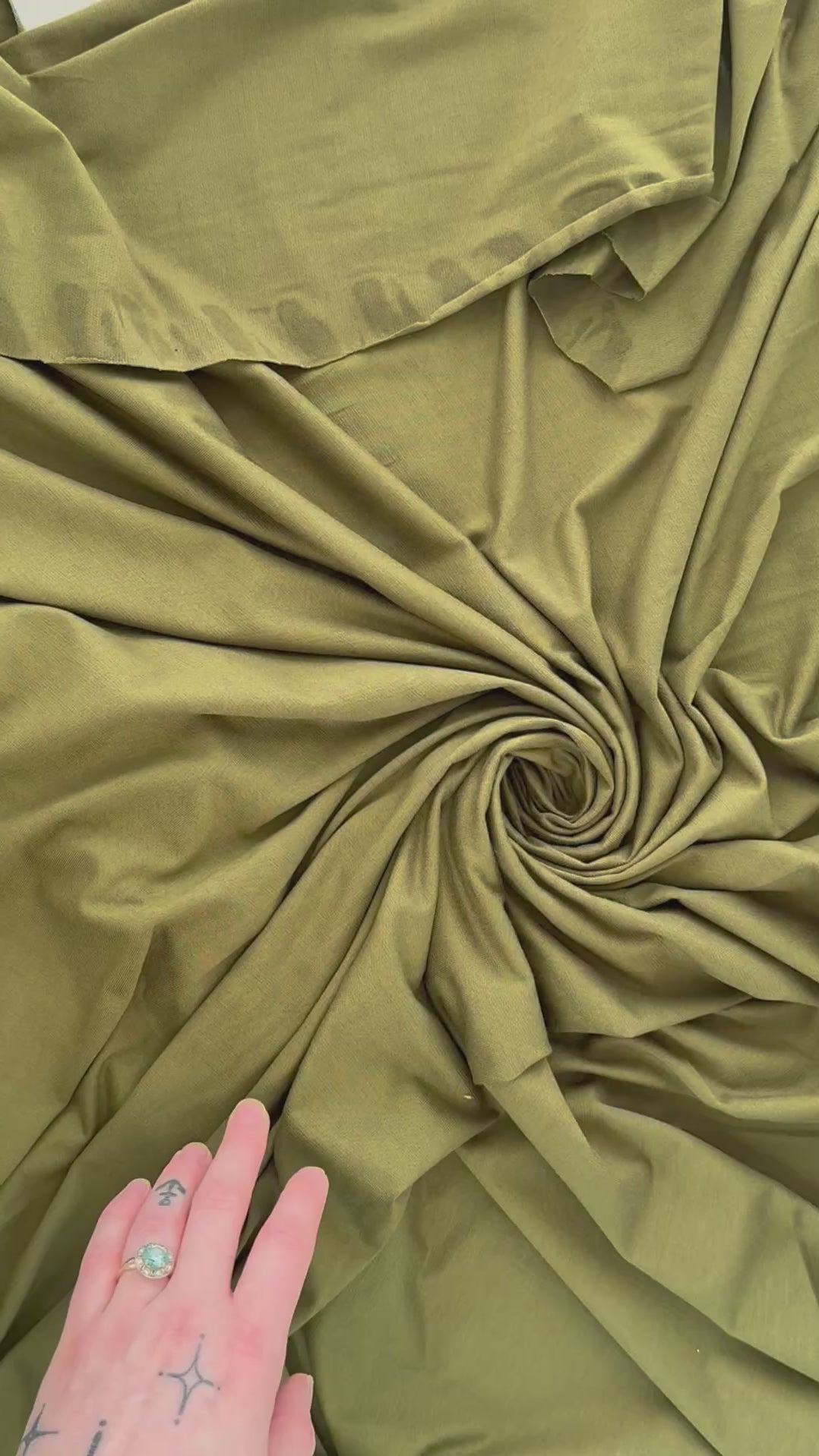 Riley - Knit Viscose - Moss