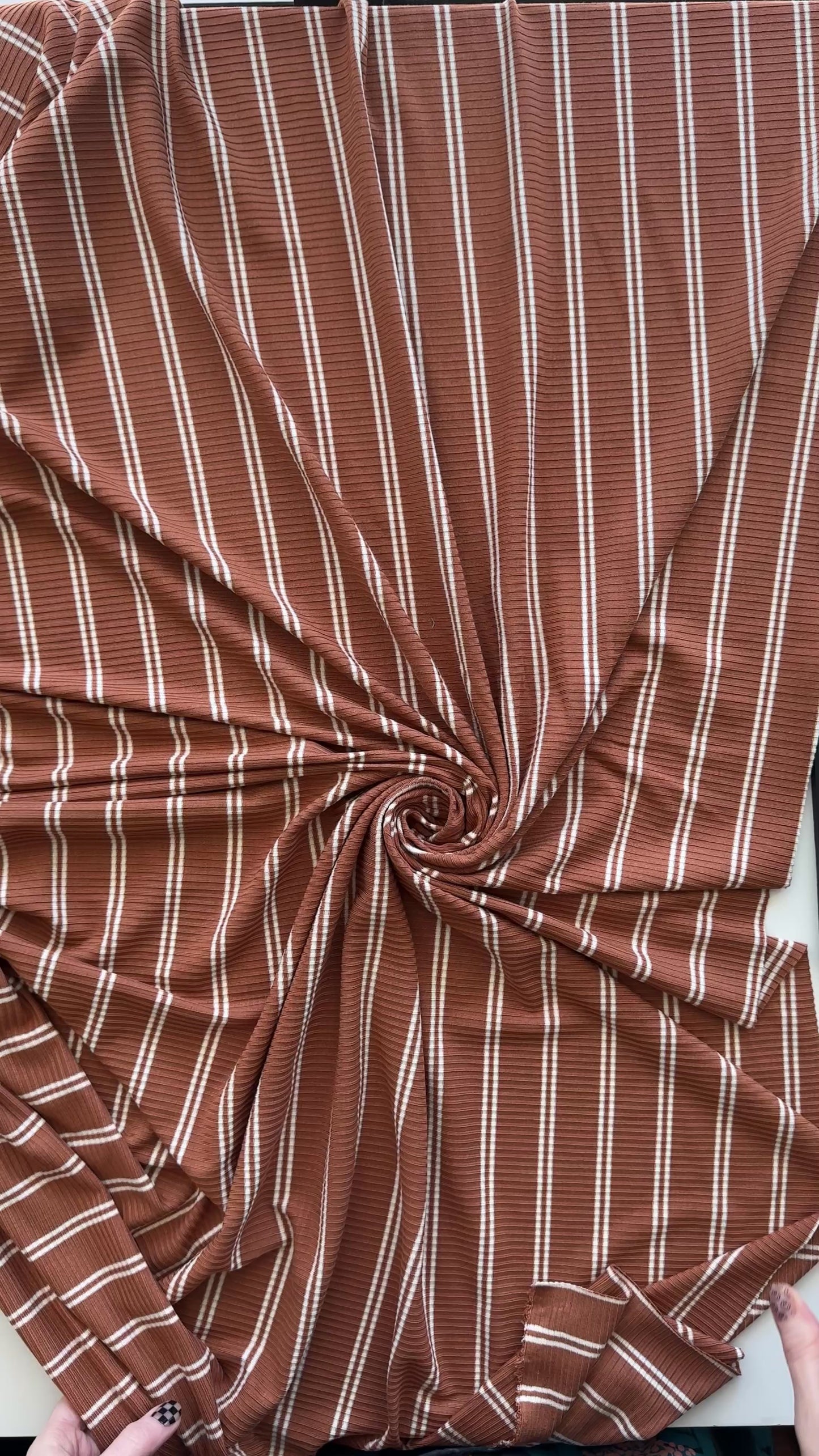Derby Stripe Jersey - Toffee