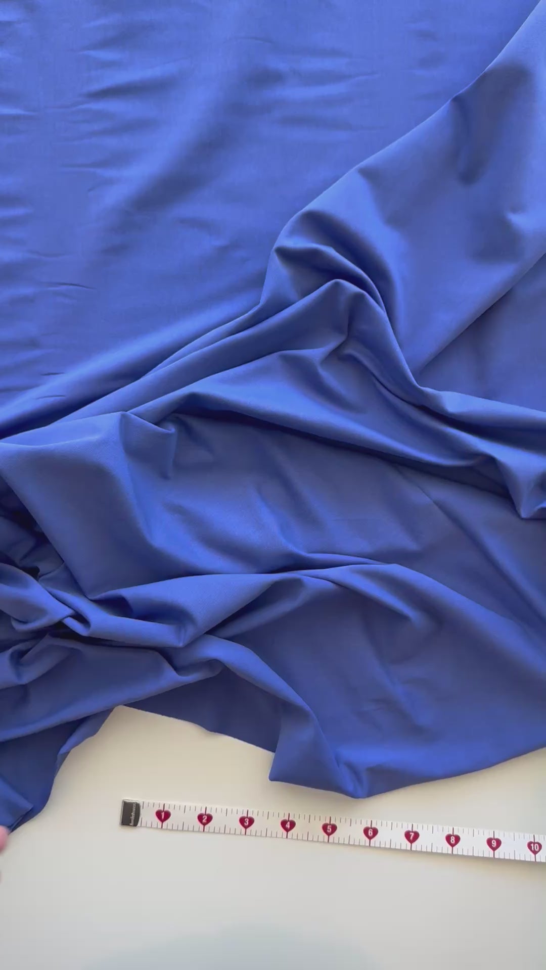 Organic Cotton Stretch Jersey - Violet Blue