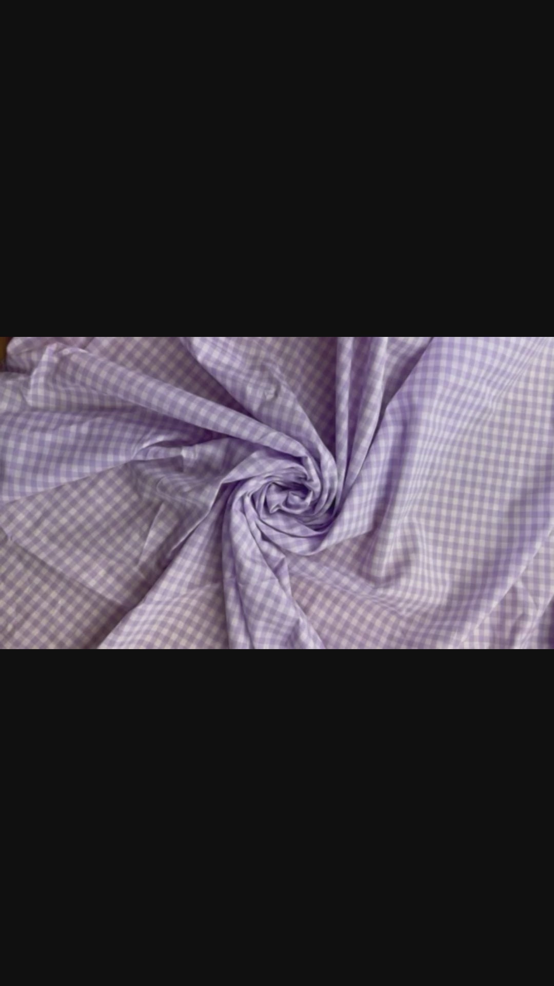 Deadstock Cotton Gingham - Lilac