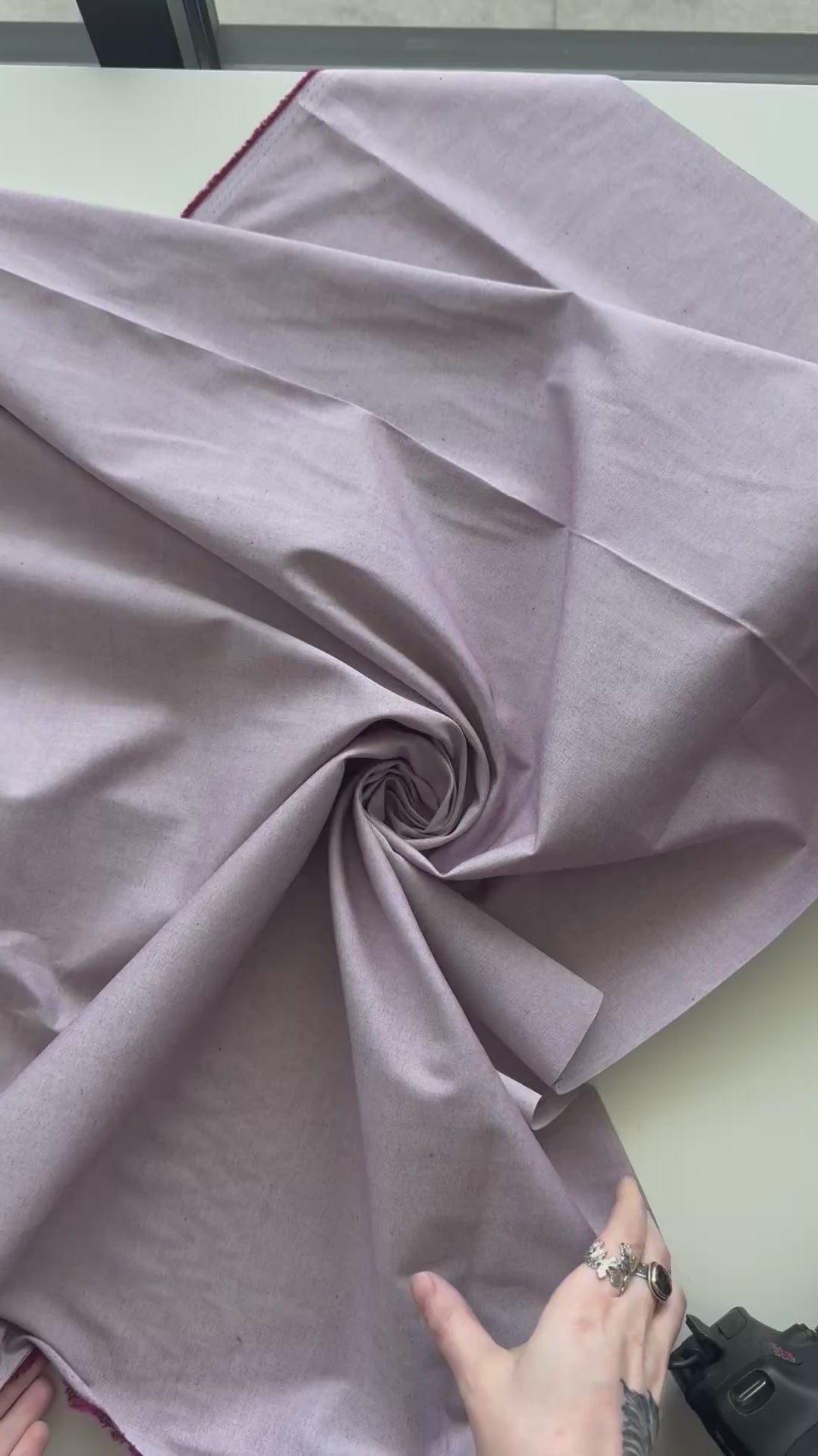 Cotton Chambray - Lilac