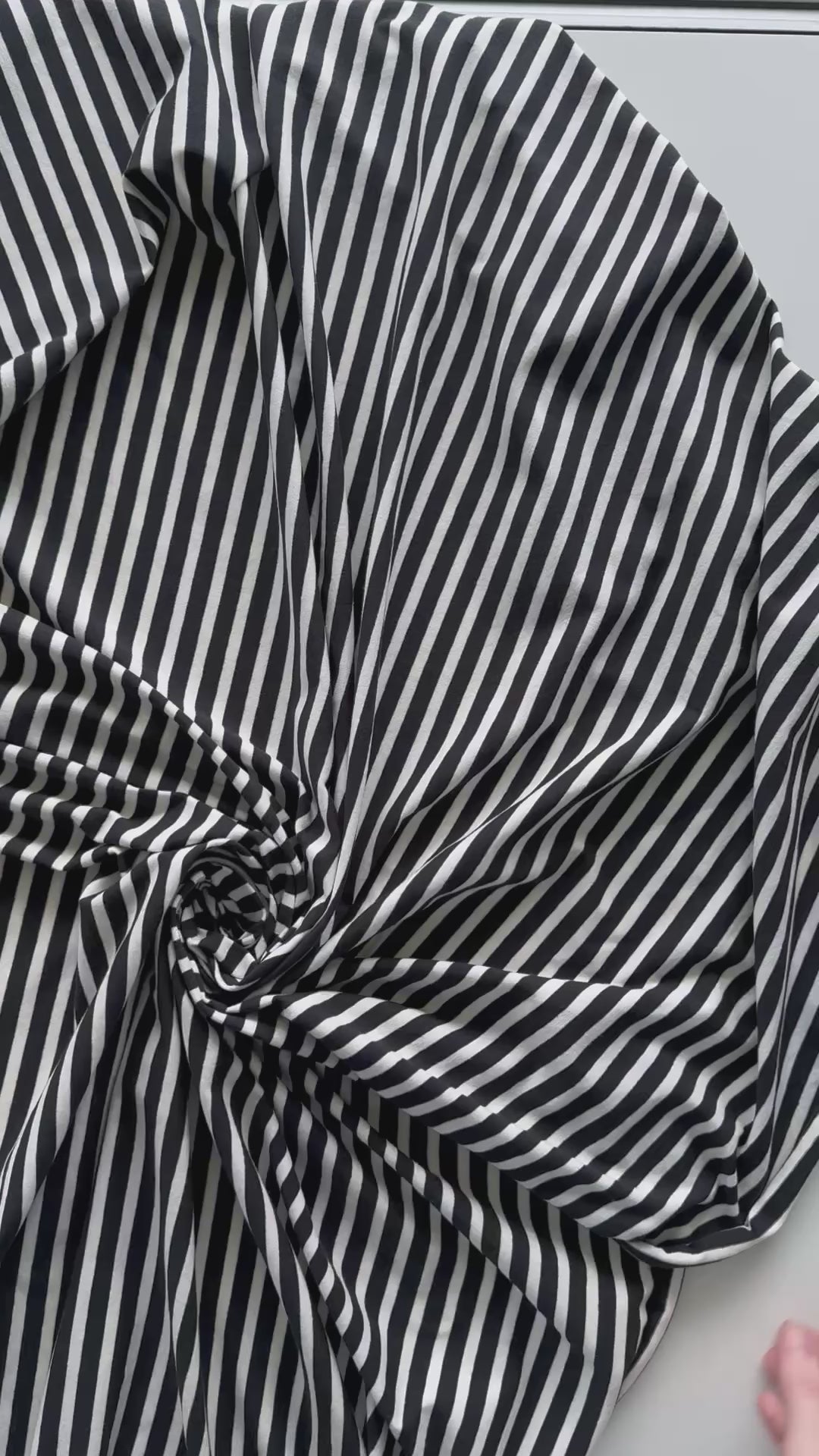 Art Gallery Knit - Striped Alike Caviar