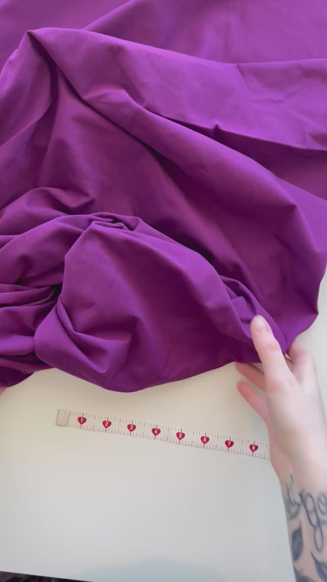 Organic Cotton Stretch Jersey - Orchid