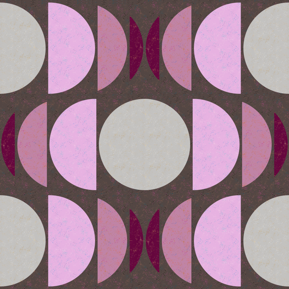 digital image of clava quilt pattern with purple fabrics