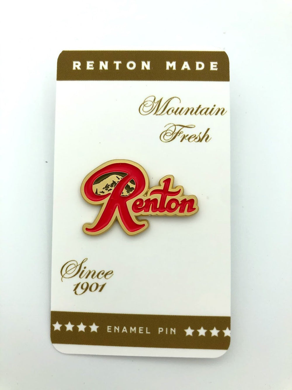 Renton Enamel Pin