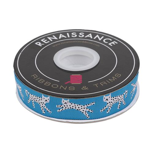 RSS Ribbon - Snow Leopards - 7/8"
