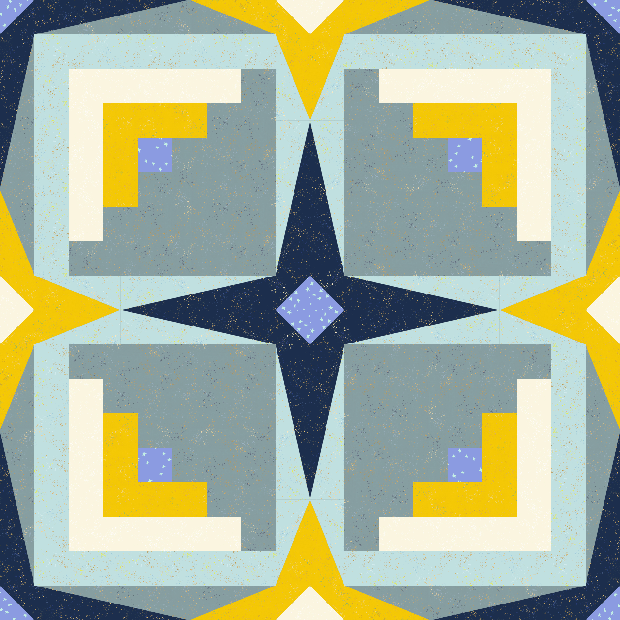 Sky Cabin Quilt Kit - Crescent City House of Sky and Breath