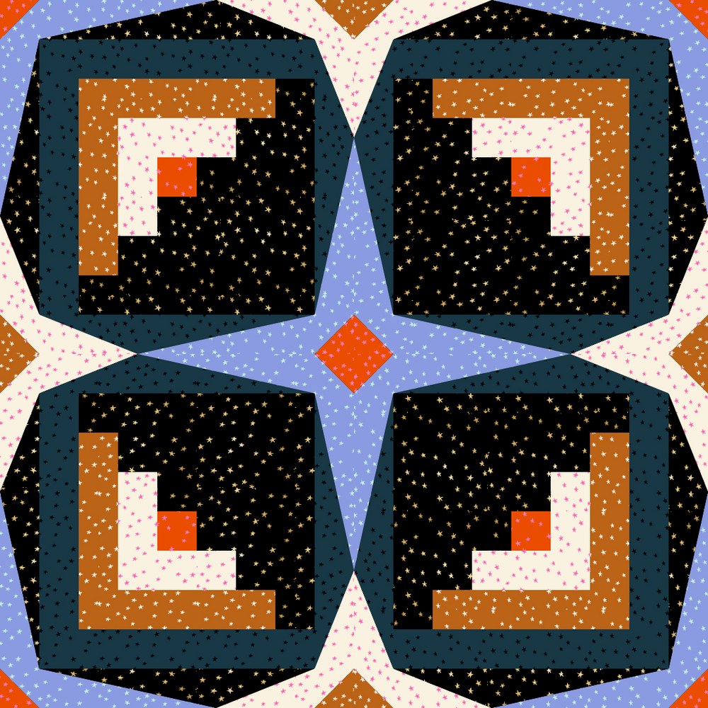 Sky Cabin Quilt Kit - Starry