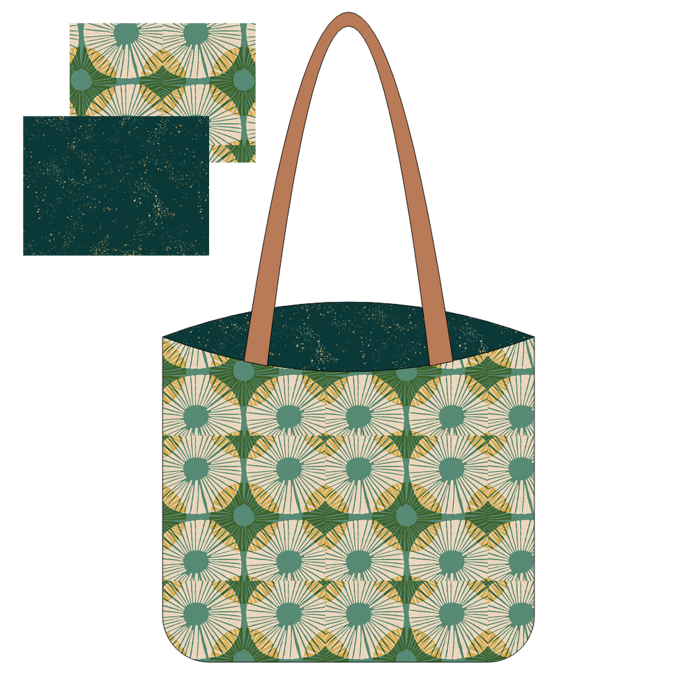Superbloom Pine Canvas Tote Kit