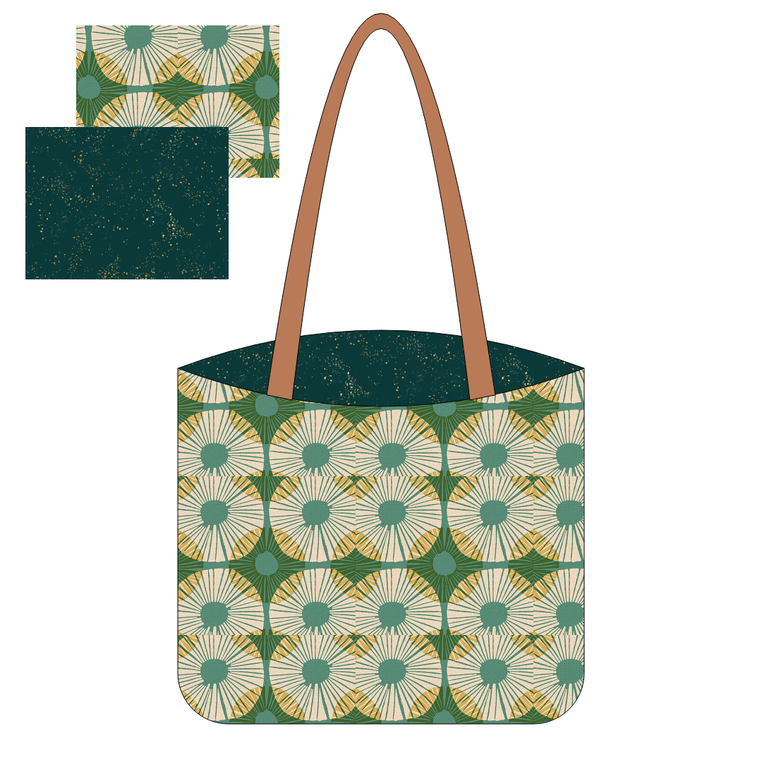 Superbloom Pine Canvas Tote Kit