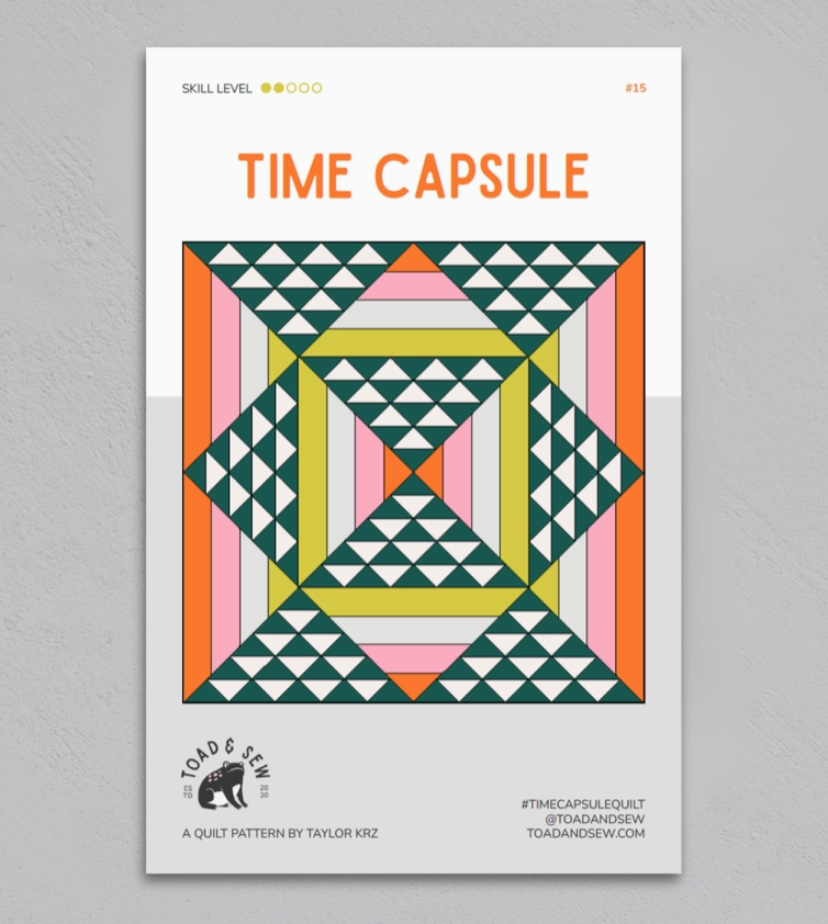 Time Capsule Quilt Printed Pattern