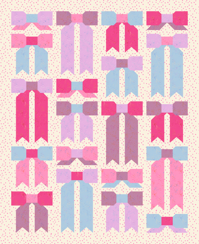 Top Knot Quilt Kit - New Speckled