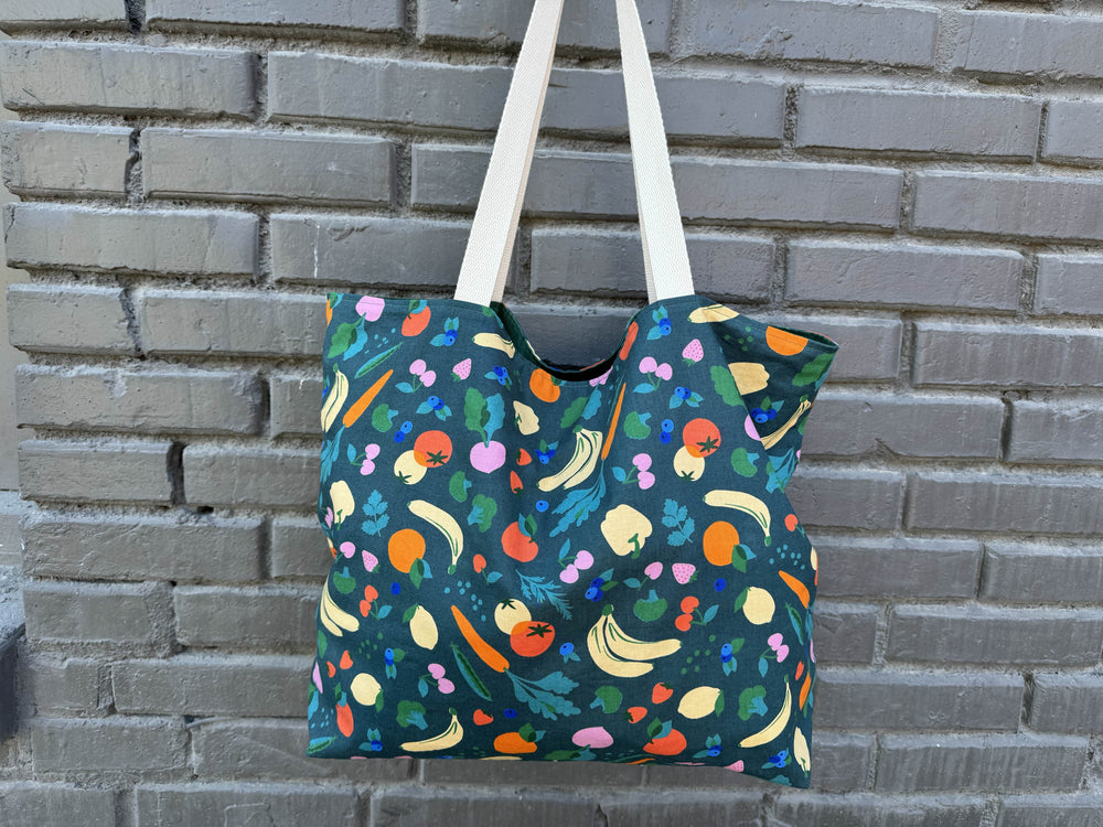 reusable tote bag for the digital pattern