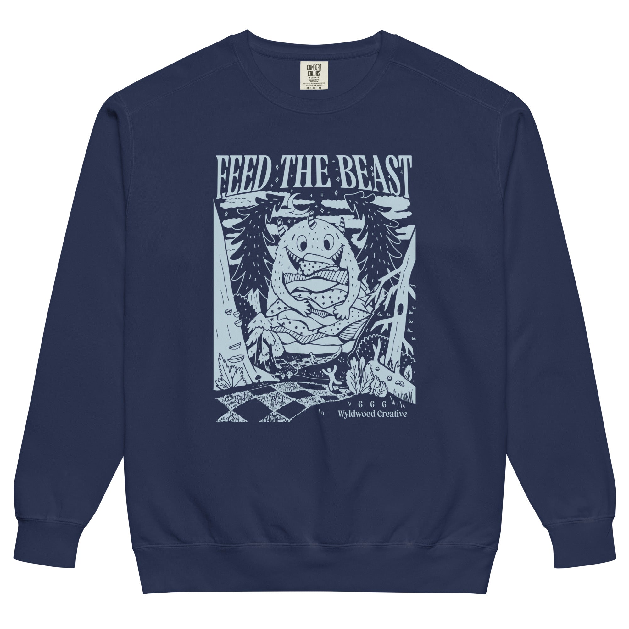 Fabric Beast Sweatshirt - Blue – Wyldwood Creative