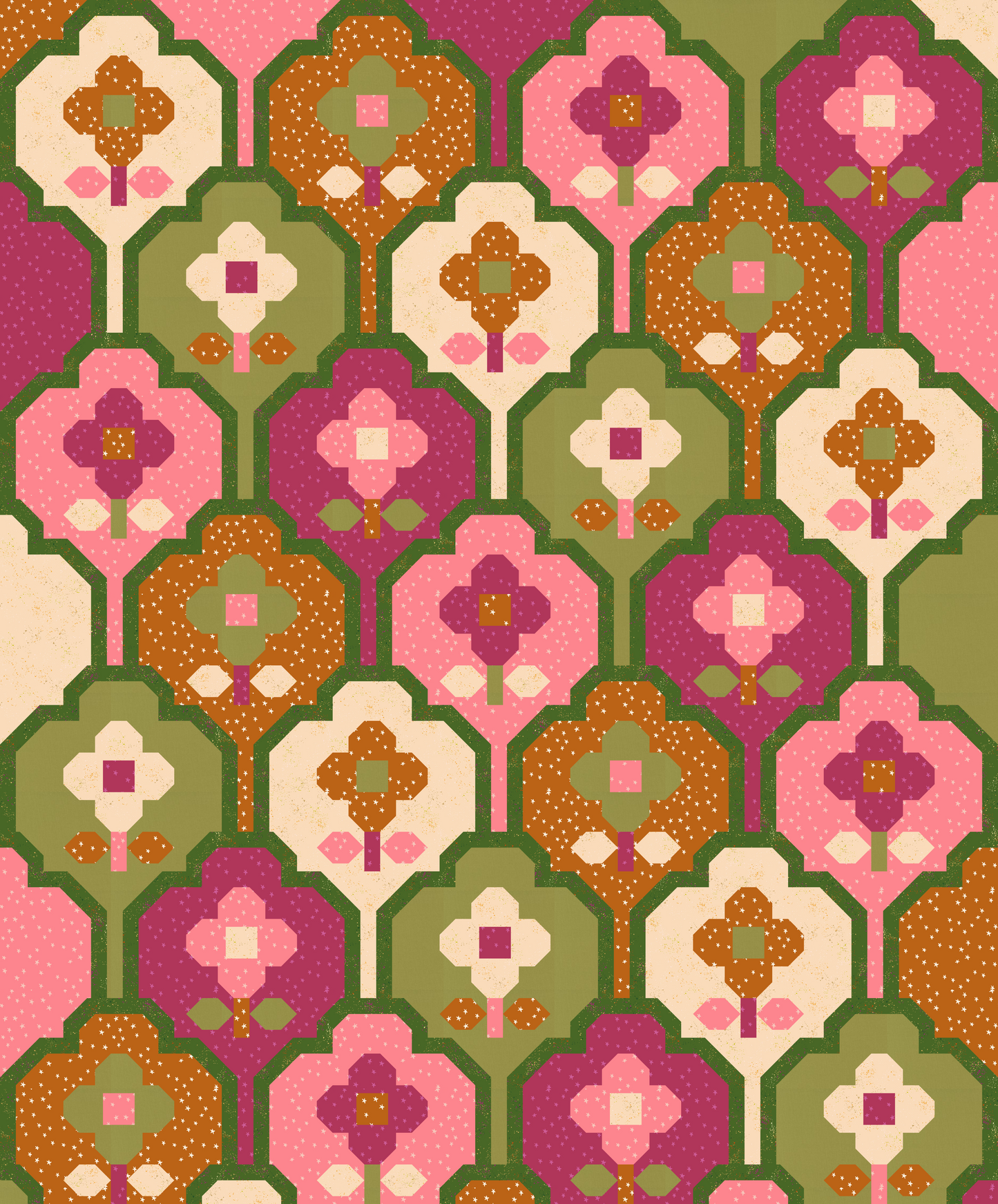 Wallflower Quilt Kit - Olivia's Version
