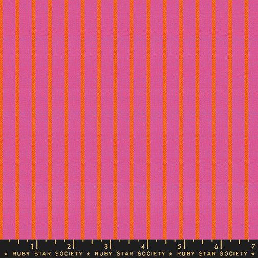 Warp & Weft - Ooh Lucky Lucky - Apron Stripe - Heliotrope