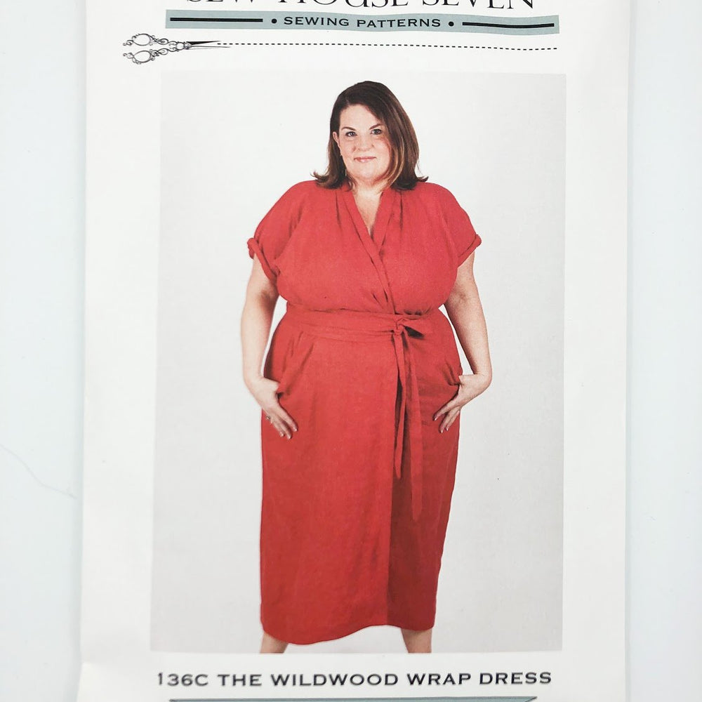 Wildwood Wrap Dress Pattern - Sizes 16-34 (up to 65" hip)