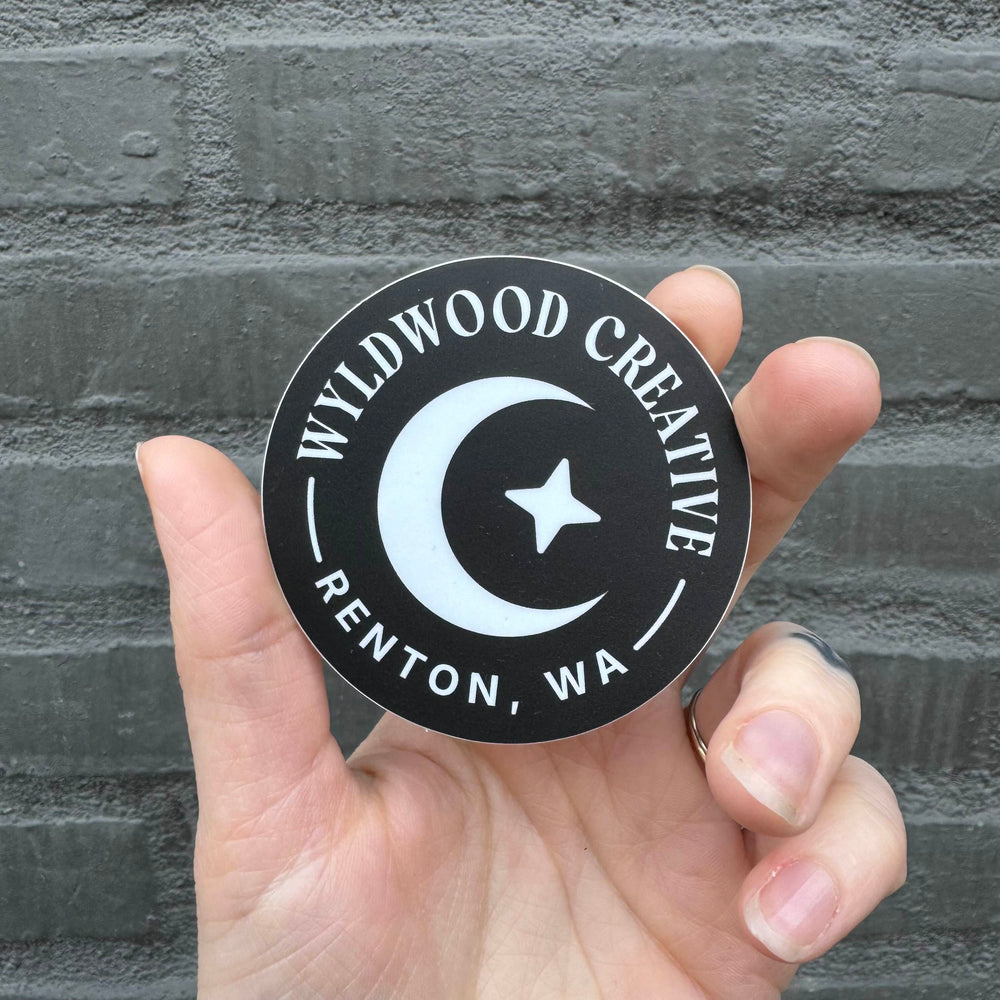 Wyldwood Creative Logo - Moon and Star